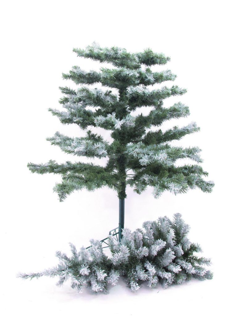 EUROPALMS Fir tree, snow-flocked, 240cm