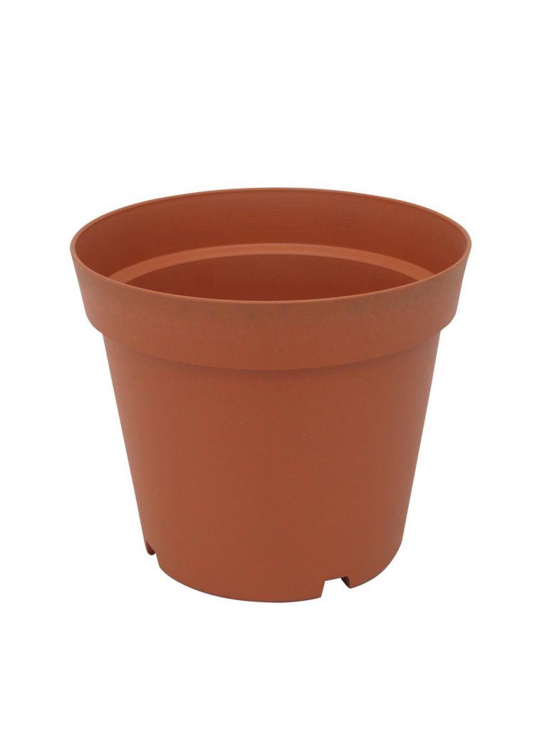 EUROPALMS Flowerpot plastic, red, 24cm