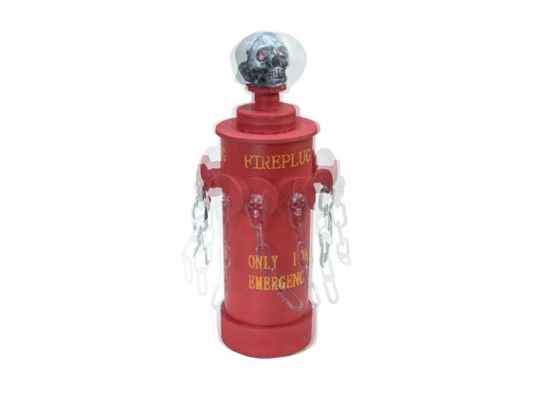 EUROPALMS Halloween Fire Hydrant, 28x13x13cm