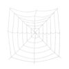 EUROPALMS Halloween Spiderweb, 180x180cm