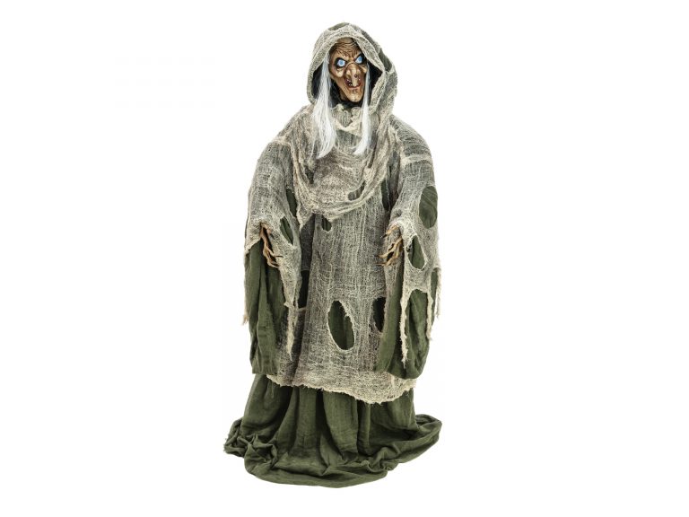 EUROPALMS Halloween Witch, green, 145x70x66cm