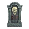 EUROPALMS Halloween tombstone with skull, 56cm