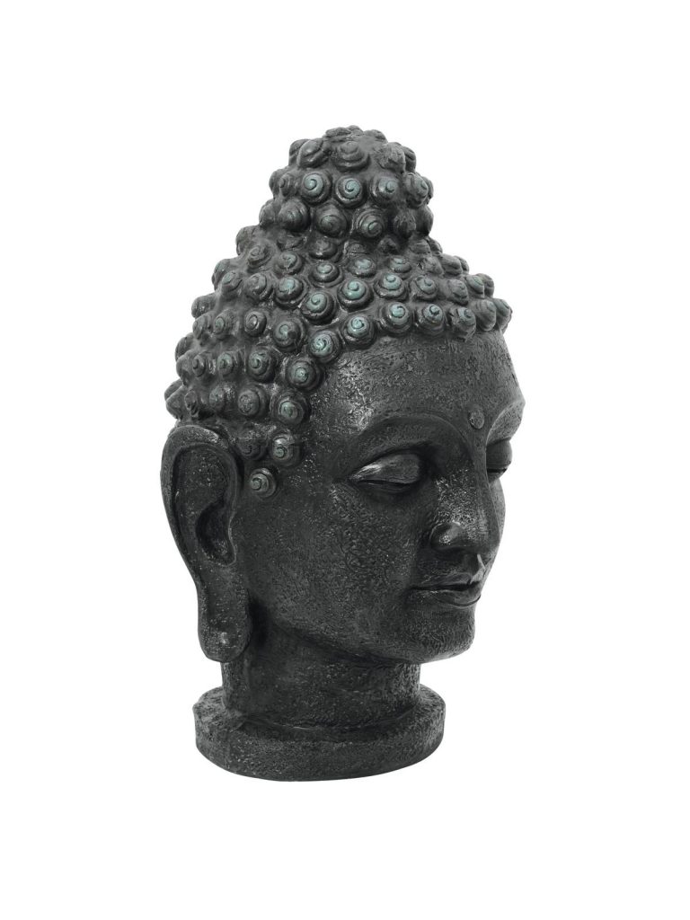 EUROPALMS Head of Buddha, antique-black, 75cm