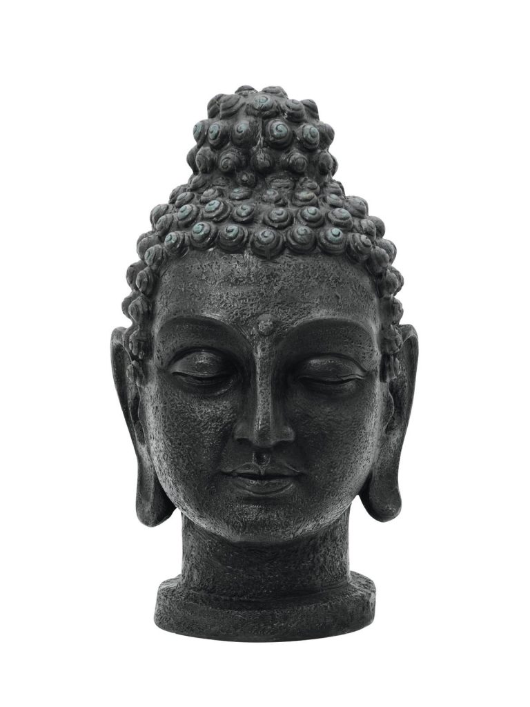 EUROPALMS Head of Buddha, antique-black, 75cm