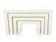 EUROPALMS LEICHTSIN DECO TABLES, white