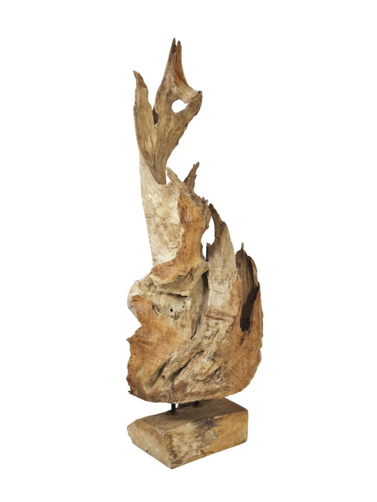 EUROPALMS Natural wood sculpture 160cm