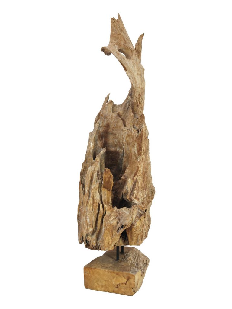 EUROPALMS Natural wood sculpture 160cm