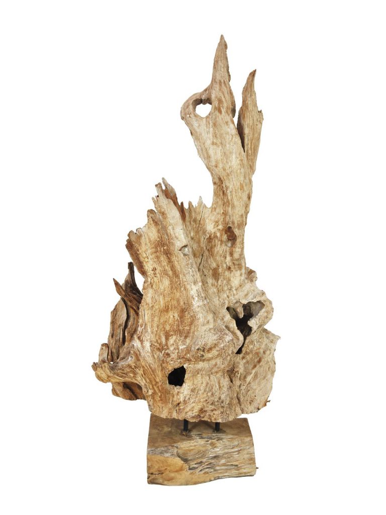 EUROPALMS Natural wood sculpture 160cm