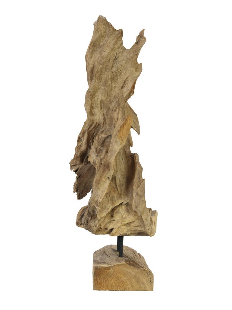 EUROPALMS Natural wood sculpture 60cm