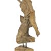 EUROPALMS Natural wood sculpture 60cm