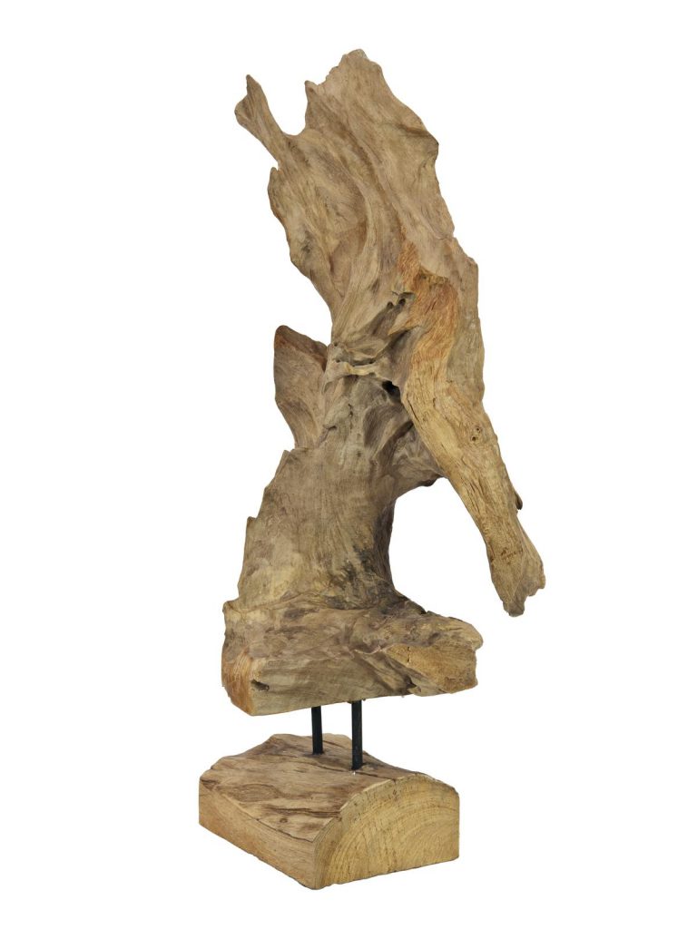 EUROPALMS Natural wood sculpture 60cm