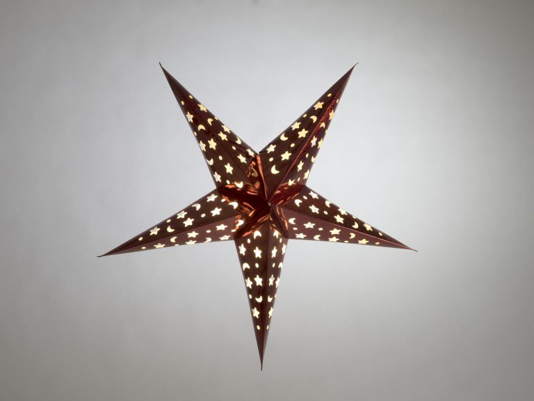 EUROPALMS Star Lantern, Paper, red 50 cm