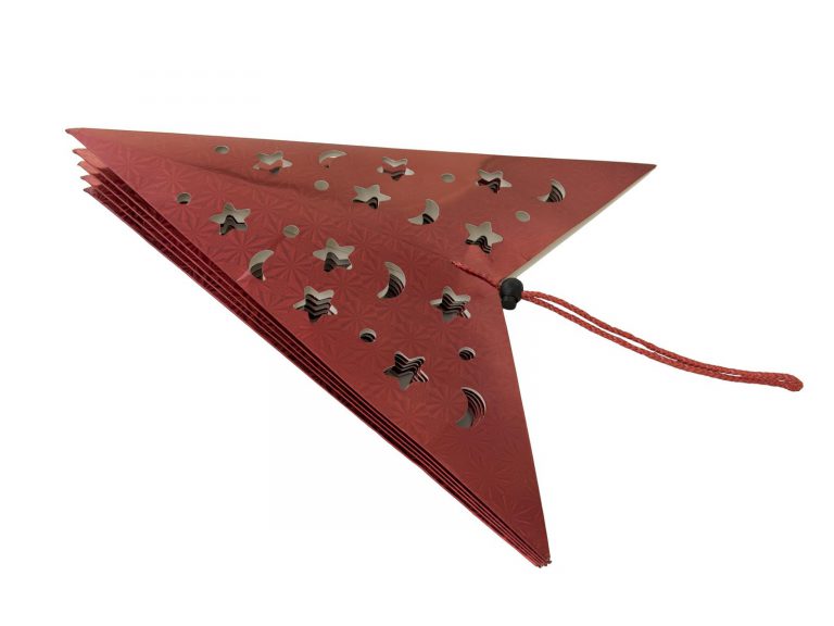 EUROPALMS Star Lantern, Paper, red, 75 cm