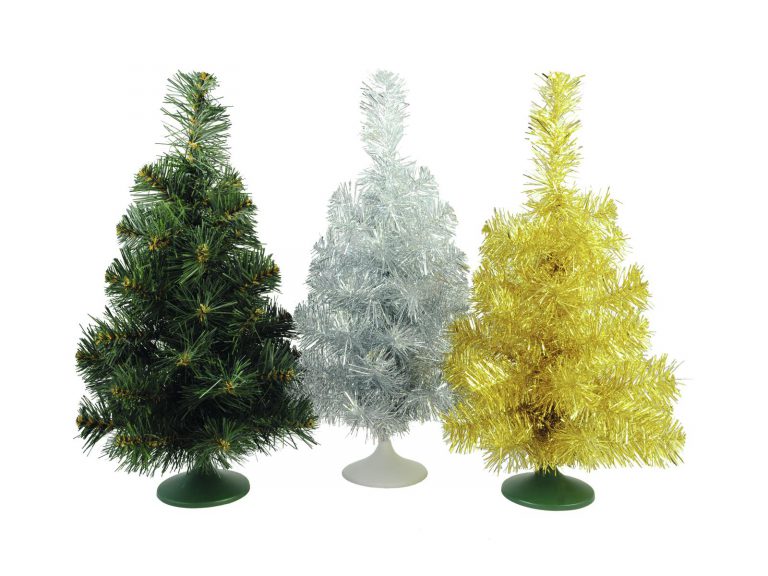 EUROPALMS Table christmas tree, gold, 45cm