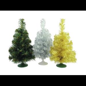 EUROPALMS Table christmas tree, green-white, 45cm