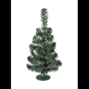 EUROPALMS Table christmas tree, green-white, 45cm