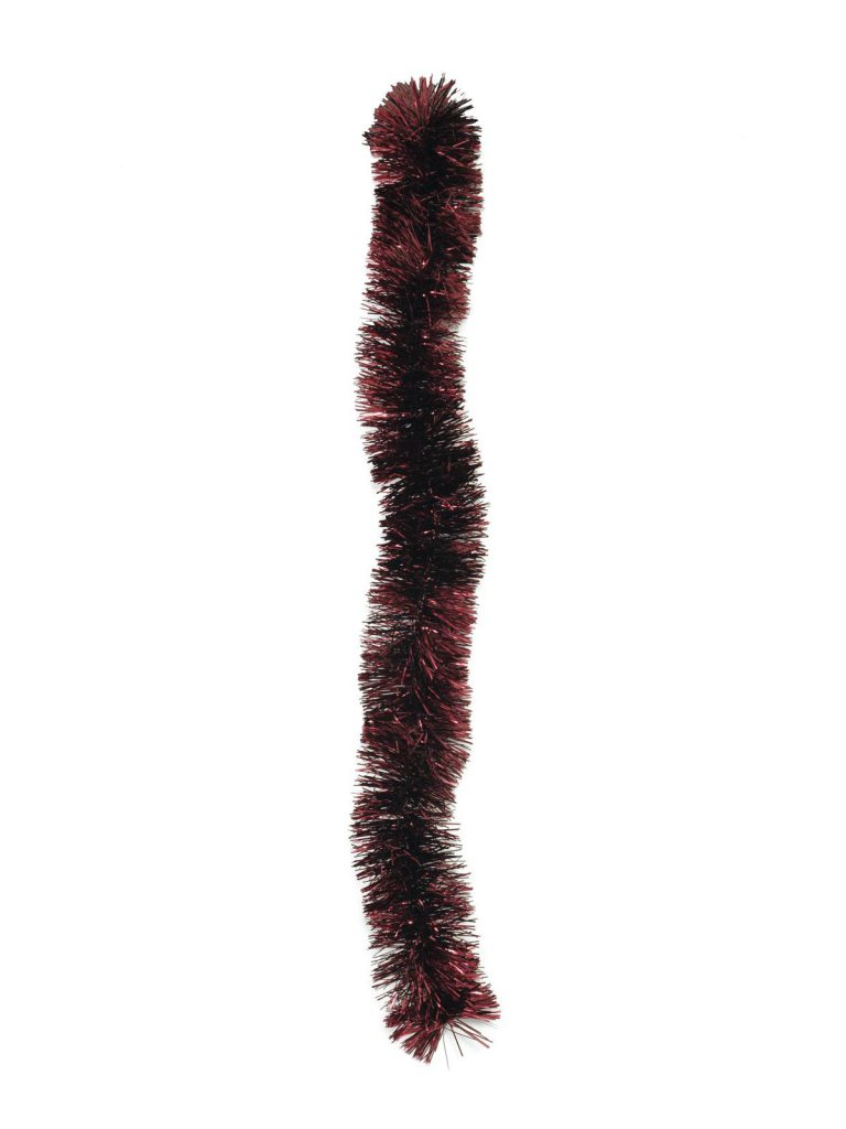 EUROPALMS Tinsel metallic, bordeaux, 7,5x200cm