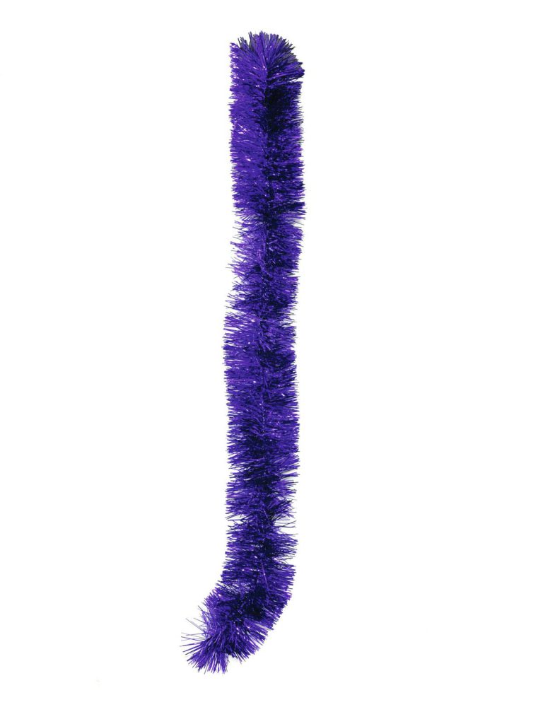 EUROPALMS Tinsel metallic, purple, 7,5x200cm