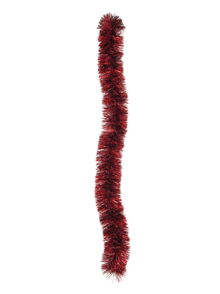 EUROPALMS Tinsel metallic, red, 7,5x200cm