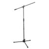 Eco Microphones stand with boom arm 890-1.460 mm componente base in plastica