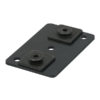 Eurotrack - Ceiling mount (loose part) Nero (rivestimento a polvere)