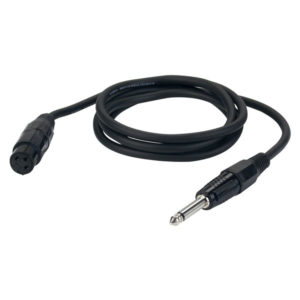 FL02 - unbal. XLR/F 3 p. > Jack mono 1,5 m