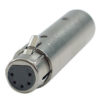 FLA30 - 3p. - 5p. XLR Adapter 3p. XLR, maschio > 5p. XLR, femmina adattatore DMX