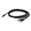 FLX30 - Stereo mini jack > 2 RCA Male corpo jack a incasso, 3m