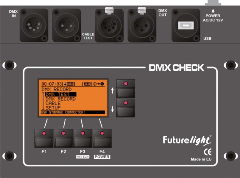 FUTURELIGHT DMX-Check, tester in case