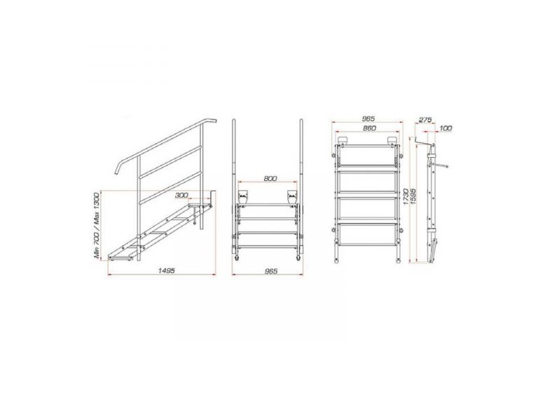 GUIL ECP-04/440 Stage Stair