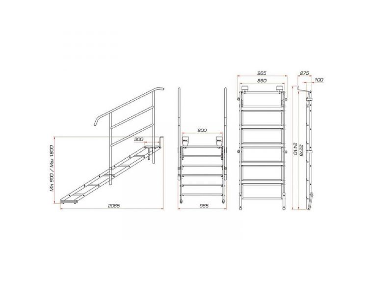 GUIL ECP-06/440 Stage Stair