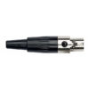 N-CON Mini XLR 4p. Plug Female Femmina