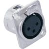 NEUTRIK XLR mounting socket 3pin NC3FDL-1