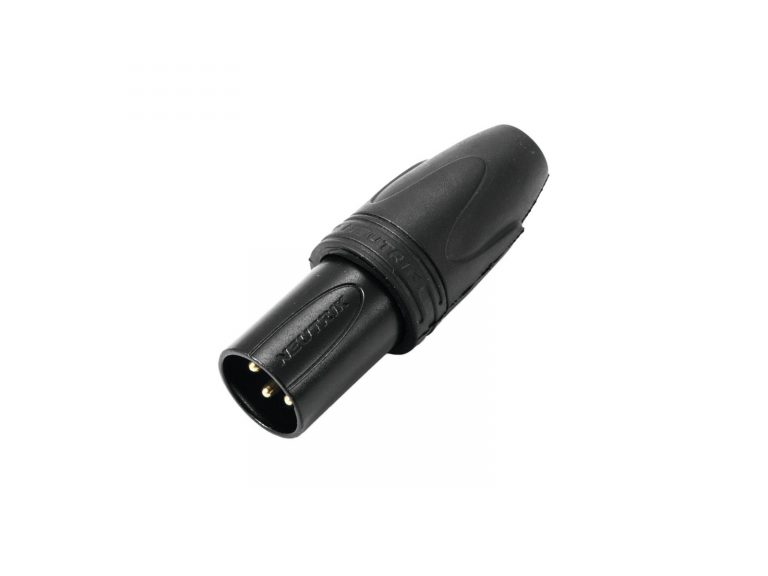 NEUTRIK XLR plug 3pin NC3MXX-HD-B-D