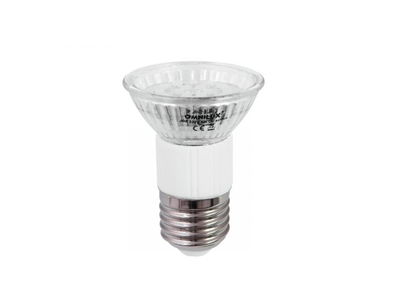 OMNILUX JDR 230V E-27 18 LED UV active