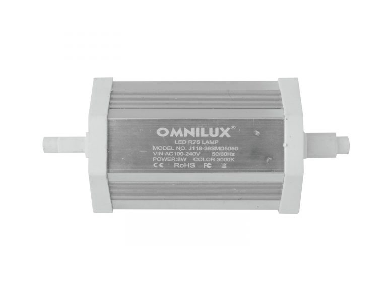 OMNILUX LED R7S 230V 8W 6400K SMD5050 dimmable