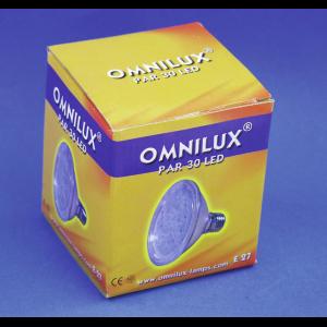 OMNILUX PAR-30 240V E-27 18 LED 5mm yellow