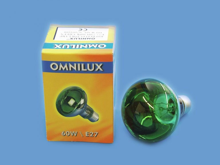 OMNILUX R80 230V/60W E-27 green