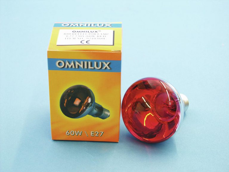 OMNILUX R80 230V/60W E-27 red