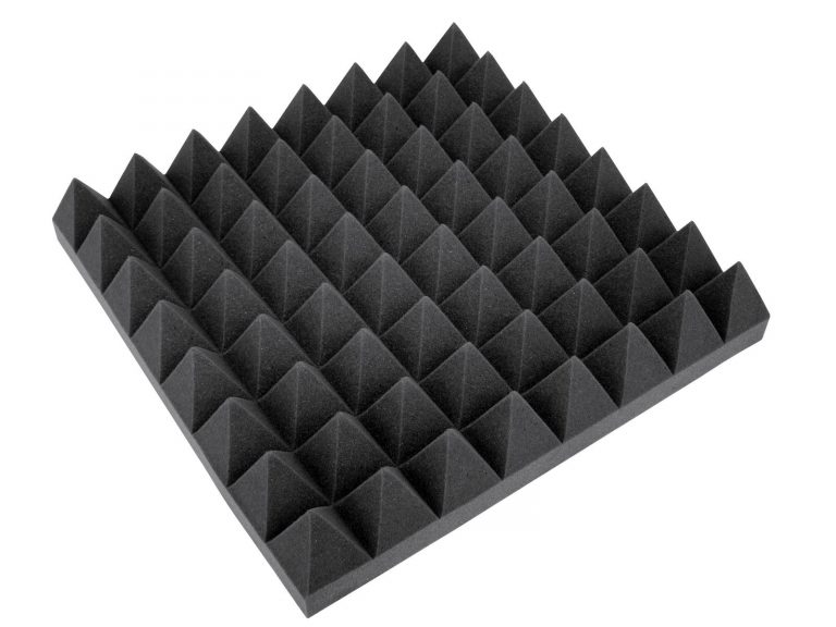 OMNITRONIC Accoustic Foam, Pyramid 100mm, 50x50cm