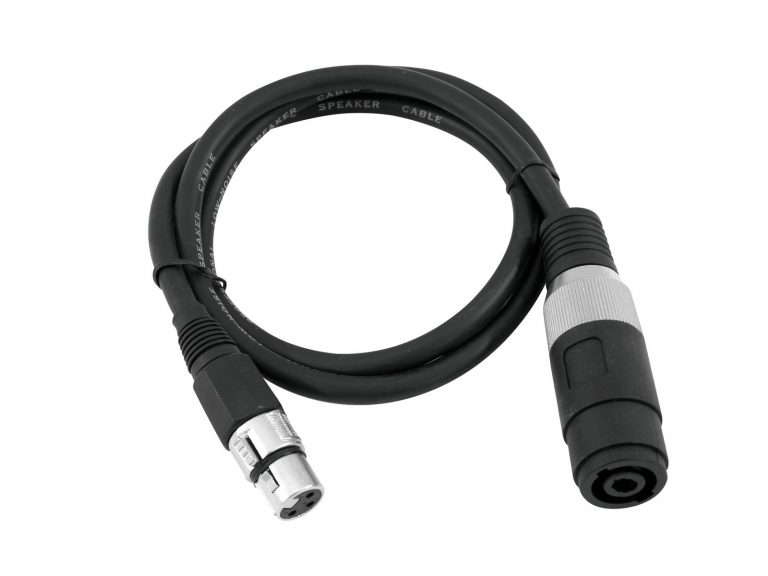 OMNITRONIC Adaptercable Speaker(F)/XLR(F) 1m bk