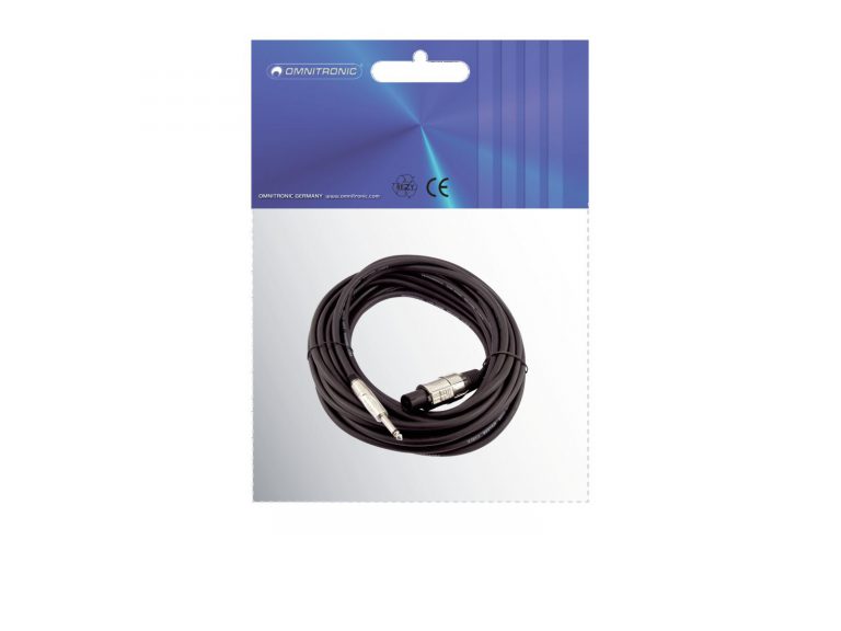 OMNITRONIC Adaptercable Speaker(M)/Jack 5m bk