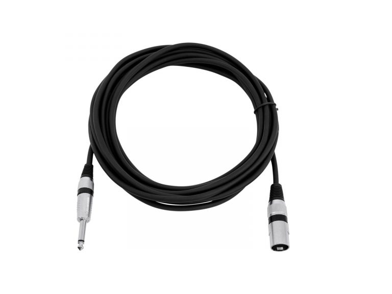 OMNITRONIC Adaptercable XLR(M)/Jack mono 5m bk