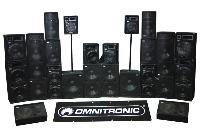 OMNITRONIC DX-1022 3-Way Speaker 400 W