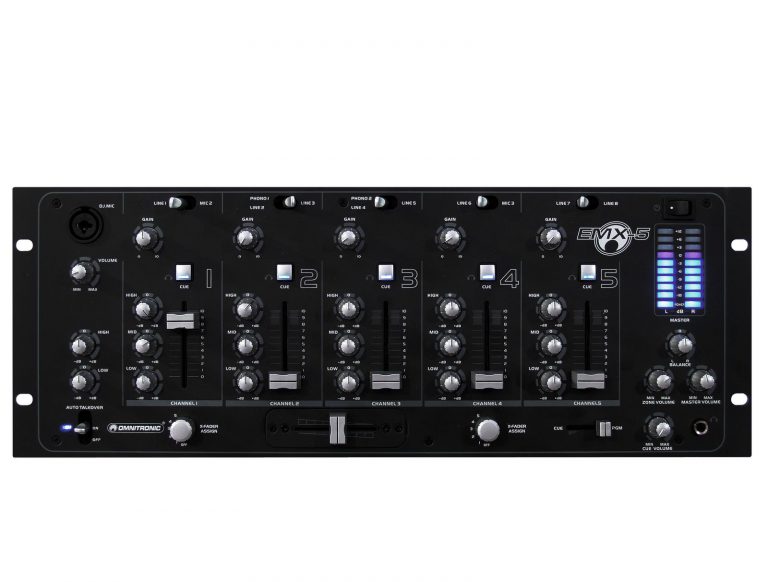 OMNITRONIC EMX-5 5-Channel Club Mixer