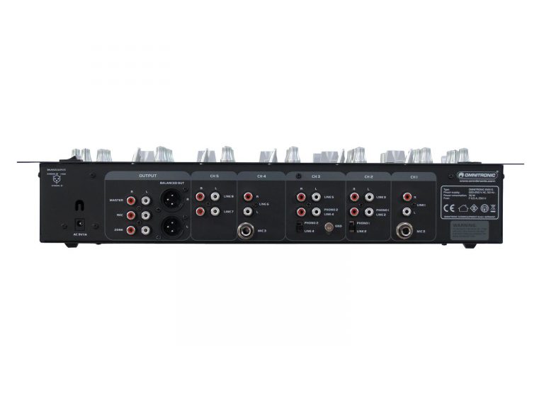 OMNITRONIC EMX-5 5-Channel Club Mixer