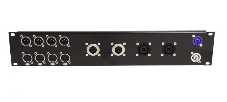 OMNITRONIC Front Panel Z-19 8x D-Type/4xNL8/T 2U