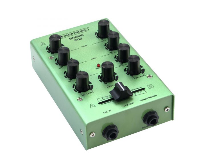 OMNITRONIC GNOME-202 Mini Mixer green