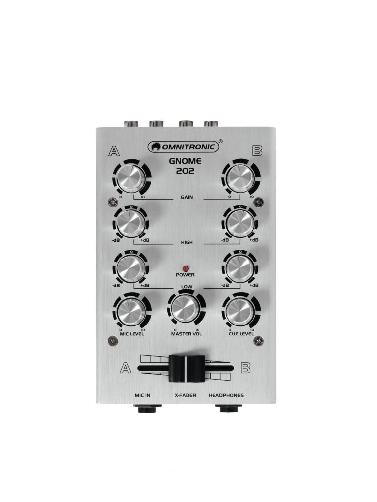 OMNITRONIC GNOME-202 Mini Mixer silver