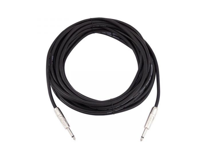 OMNITRONIC Jack cable 6.3 mono 10m bk ROAD